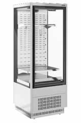 Витрина холодильная Carboma Cube Flesh 2 FC20-07 VV 0,7-1 STANDARD фронт X7 (версия 2.0) (0430)