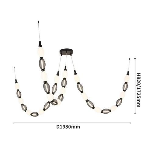 Подвесной светодиодный светильник Favourite Perler 4560-3PC