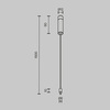 Аксессуар Maytoni Accessories for system axity CA009PM-BS