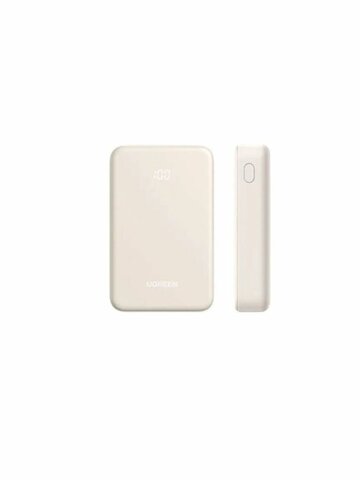 Внешний аккумулятор  UGREEN PB531 (55837B) 30W Two-way Fast Charging 20000mAh Power Bank, бежевый