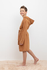 халат  для девочки  КБ 5782/миндаль