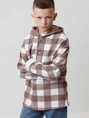 рубашка  для мальчика  КР 302196/молочный 1005 Н026 к640