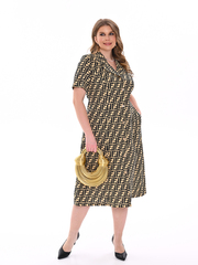 4536 Халат на пуговицах