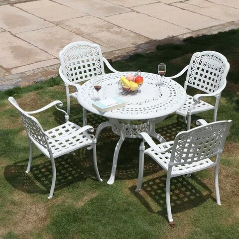 Обеденный комплект мебели Gera 4, белый