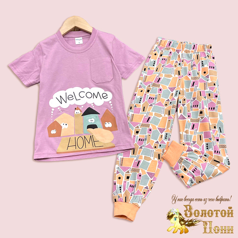 Пижама хлопок д (5-8) 260331-LT2562