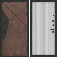 Входная металлическая дверь Бункер БН-14/ Хомс Белый софт рельеф