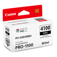 Картридж CANON PFI-4100 MBK для imagePROGRAF PRO-1100 (6776C001) Matte Black 80мл