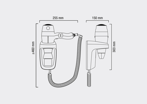 Фен настенный Valera Silent Jet Protect 1200 White