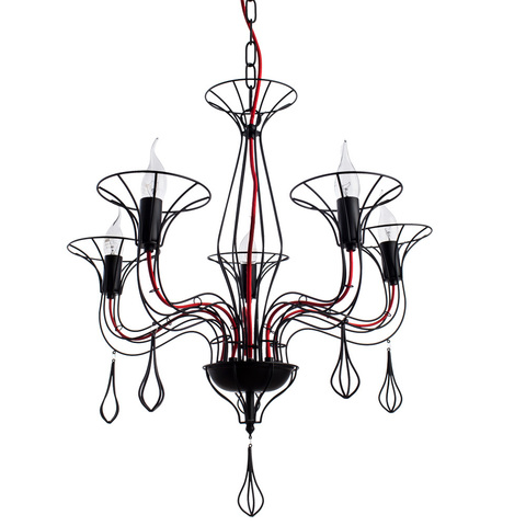 Люстра Arte Lamp Artefact A3225LM-5BK
