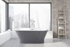 BelBagno BB35 Отдельностоящая, овальная акриловая ванна, встроенный слив 1680x780x650