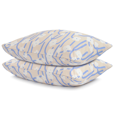 Наволочки 2шт 50x70 Tkano Scandinavian touch Полярный цветок сиреневые