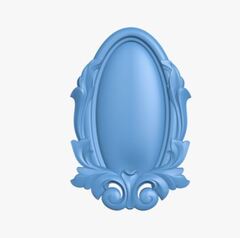 Силиконовый молд № 445 Рама овальная