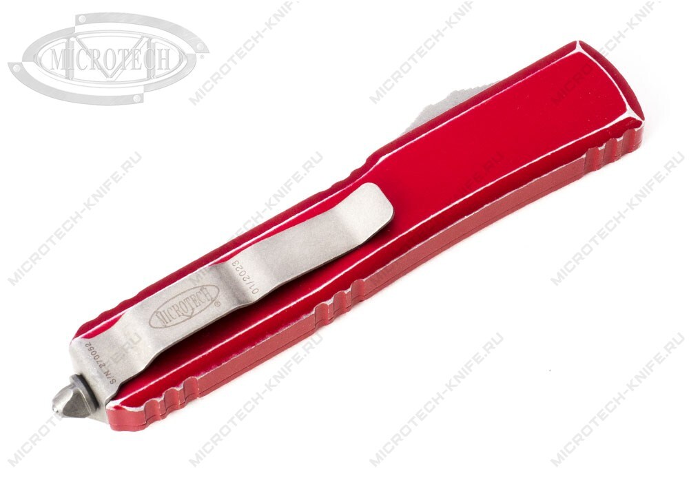 Нож Microtech Ultratech 123-12DRD Distressed Red Tanto Serrated - фотография 