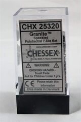 Chessex 7-dice set Granite