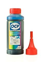 Чернила ОСР 513 C голубые для картриджей Brother LC1000Y, LC1100Y, LC980Y, LC970Y (100 гр)