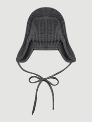 Шапка-ушанка Mjölk Серый меланж