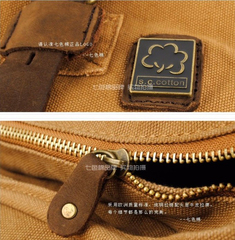 Винтажный рюкзак из парусины S.C.Cotton 1097