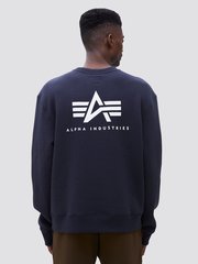 Свитшот Alpha Industries Small Logo Sweatshirt (синий)