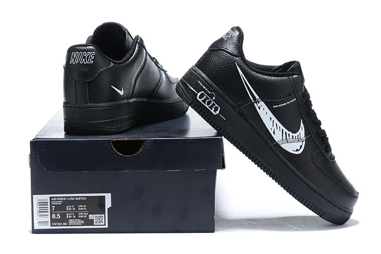 nike af1 sketch black