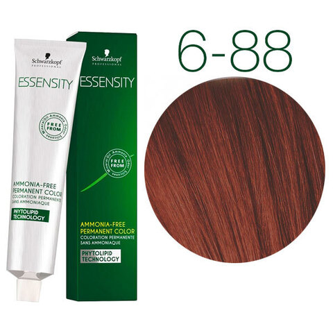 Schwarzkopf Professional Essensity 6-88 (Темный русый красный экстра) - Безаммиачный краситель для волос