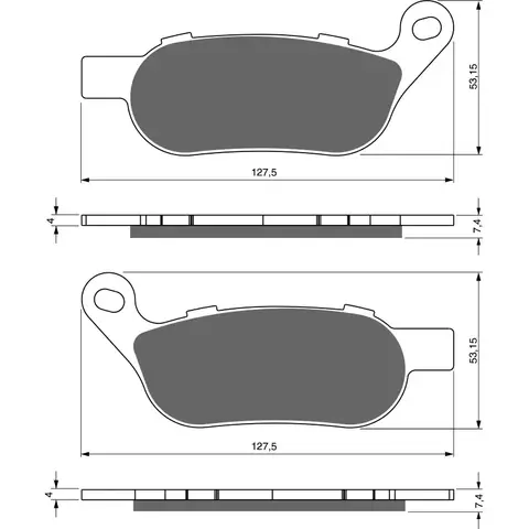 Тормозные колодки дисковые 273 S33