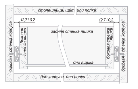 BOYARD Направляющие шариковые полновыкатные h=45мм  DB4501