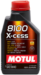 Motul 8100 X-CESS GEN2 5W40 1 л
