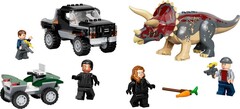 Конструктор LEGO Jurassic World 76950 Нападение трицератопса на пикап