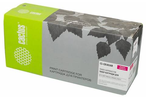 Лазерный картридж Cactus CS-CB383AR (HP 824A) пурпурный для HP Color LaserJet CM6030, CM6030f MFP, CM6030 MFP, CM6040, CM6040f MFP, CM6040 MFP, CP6015, CP6015de, CP6015dn, CP6015n, CP6015x, CP6015xh (21'000 стр.)