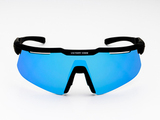 Комплект лыжные очки Victory code Extreme Black/Blue + линза Оранжево-красная