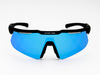 Комплект лыжные очки Victory code Extreme Black/Blue + линза Оранжево-красная