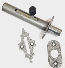 Задвижка дверная ЗД-05 Секрет бронза, серебро в интернет-магазине ЯрТехника