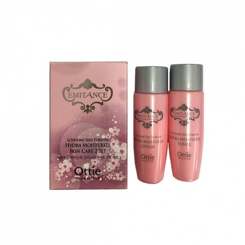 [Miniature] Ottie Emitance Hydra Moisturize Skin Care Set [Toner & Lotion] 30ml+30ml