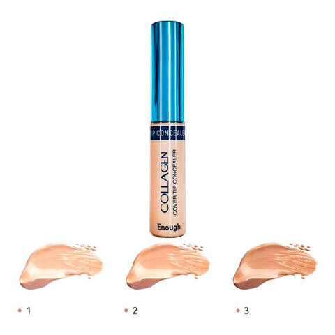 Enough Collagen cover tip concealer SPF36 PA+++ - Консилер для лица коллаген 01 (светло-бежевый)