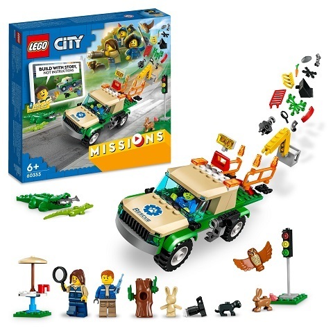 Lego konstruktor  60353 CITY WILD ANIMAL RESCUE MISSIONS
