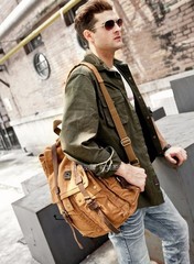 Винтажный рюкзак из парусины S.C.Cotton 1097