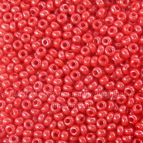 98170 Бисер 10/0 Preciosa Керамика блестящий розово-красный