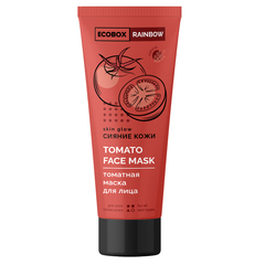 ECOBOX Rainbow Томатная маска для лица для всех типов кожи Сияние кожи, 75 мл