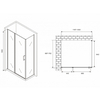 Abber Sonnenstrand AG04120MS-S70M Душевой уголок, 120x70x195