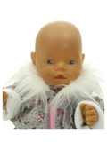Комбинезон с мехом с баской - На кукле. Одежда для кукол, пупсов и мягких игрушек.