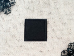 Термоаппликация, р. 4,2х4,2 см, чёрный