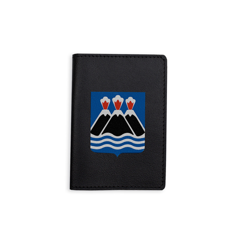 Обложка на паспорт "Герб Камчатского края", черная