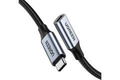Кабель UGREEN US372 (30205) USB-C 3.1 Male to USB-C Female Gen2 Extension Cable 1м - Dark Gray