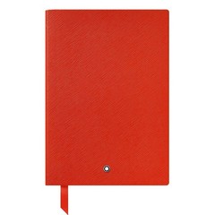 Записная книжка А5 красная, линованные страницы MONTBLANC