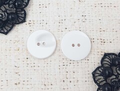 Пуговицы костюмные, d 2,2 см, белый