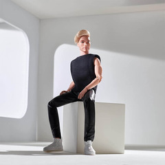 Барби Лукс 5 Кен Блондин с Щетиной Шон 1 Волна