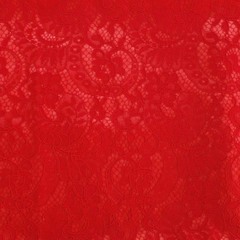 Ткань Кружево корд на трикотажной основе, 240 гр/м2, 150 см, красный