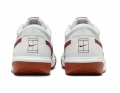 Детские теннисные кроссовки Nike Zoom Court Lite 3 Jr - white/team red-cedar
