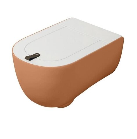 ArtCeram The One THV001 13 00 Унитаз, Artceram, The One, безободковый, тип установки-подвесной, ширина, мм-360, глубина, мм-520, высота, мм-370, форма чаши-овальная, выпуск-горизонтальный, без декора, материал-санфаянс, сиденье-необходимо заказать, к