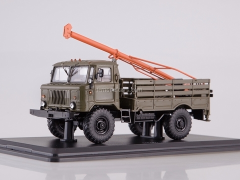 GAZ-66 Drilling machine BM-302 khaki-orange 1:43 Start Scale Models (SSM)